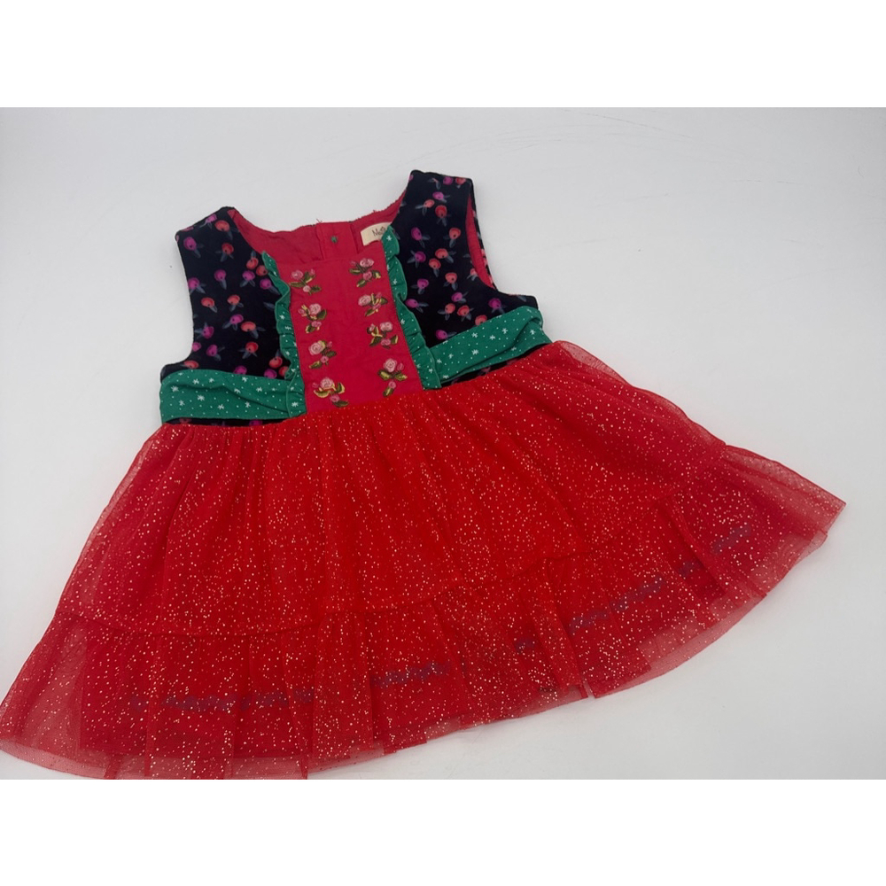 MATILDA JANE Festive Top Size 4 Velvet and Tulle